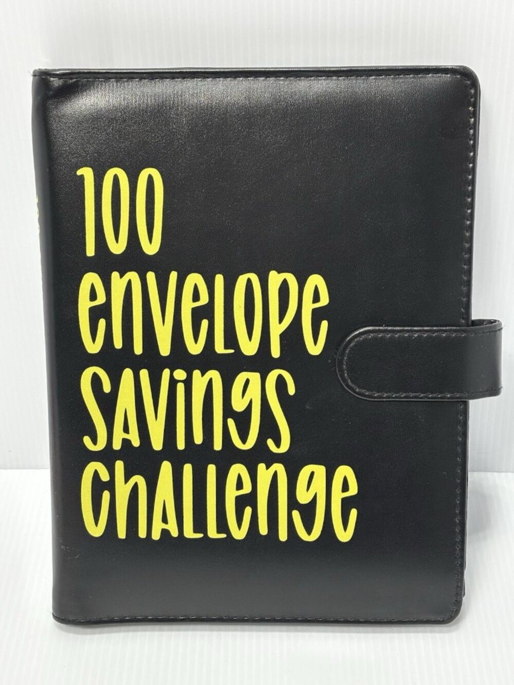 100 Envelope Savings Challenge Binder Budget Book Money Saver Black